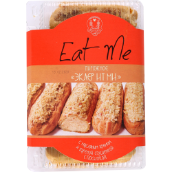 Набор пи­рож­ных «Eat Me» Эклер с мас­ля­ным кремом, ва­ре­ной сгу­щен­кой, 250 г