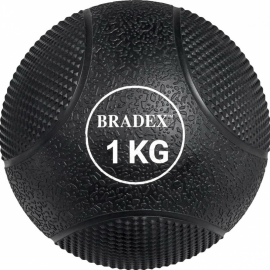 Медбол «Bradex» резиновый, SF 0770, 1 кг