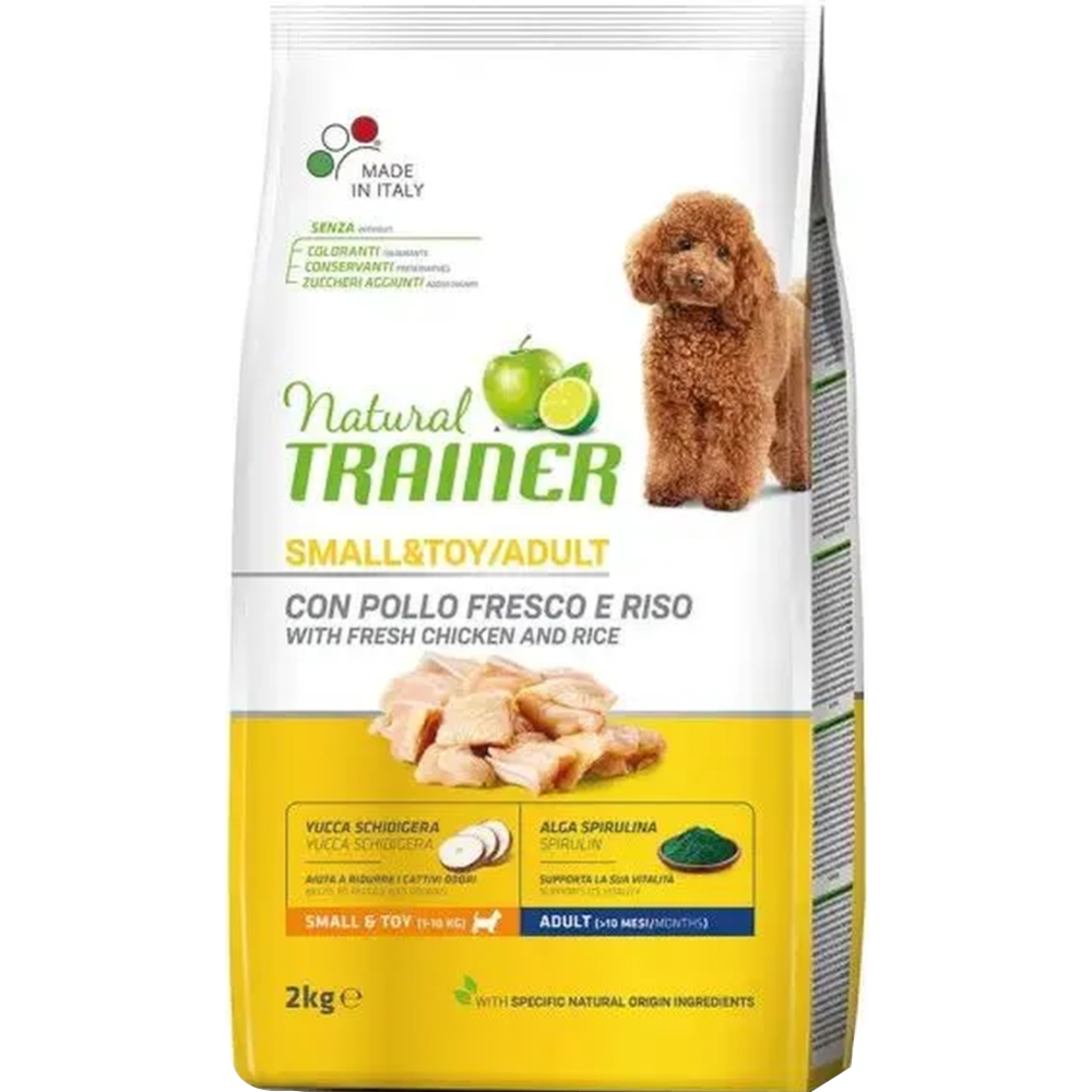 Корм для собак «Trainer» Small&Toy, курица/рис/юкка, 2 кг