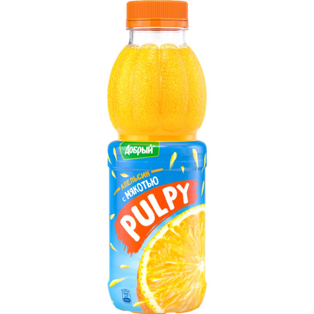 Напиток сокосодержащий «Добрый Pulpy» апельсин, 450 мл #0