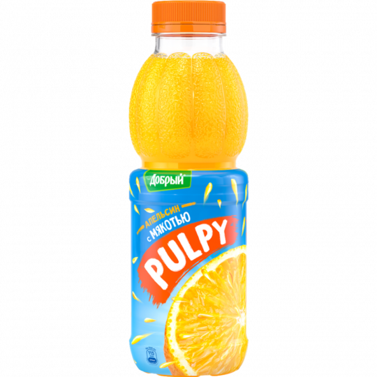 Напиток сокосодержащий «Добрый Pulpy» апельсин, 450 мл