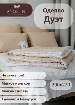 Одеяло "Дуэт" всесезонное 200х220