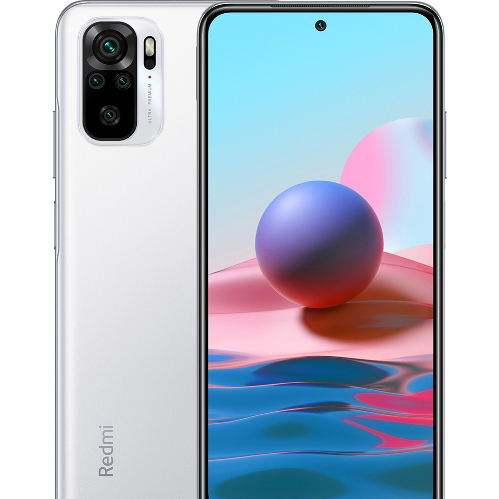 Смартфон «Xiaomi» Redmi Note 10, 4GB/128GB, Pebble White EU, M2101K7AG  купить в Минске: недорого, в рассрочку в интернет-магазине Емолл бай