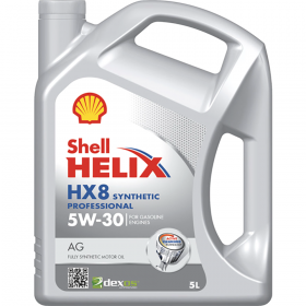 Масло мо­тор­ное «Shell» Helix HX8 Professional AG, 5W-30, 5 л