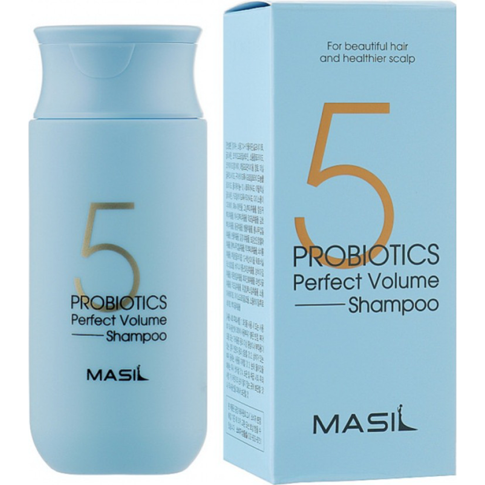 Шампунь для волос «Masil» для придания объема волосам, 5 Probiotics Perfect Volume Shampoo, с пробиотиками, 060545, 150 мл