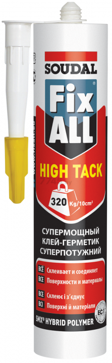 Клей-герметик гибридный Soudal Fix All High Tack белый 290 мл