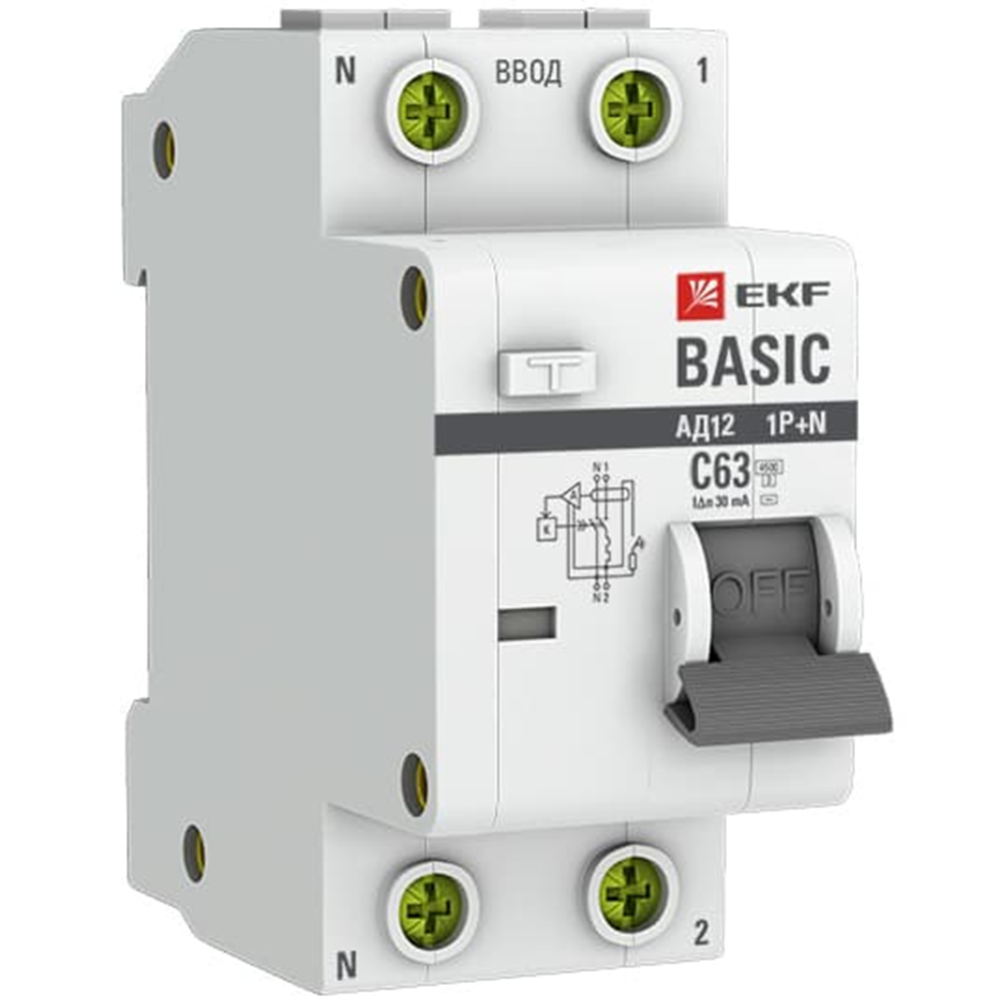Дифференциальный автомат «EKF» Basic, DA12-10-30-BAS