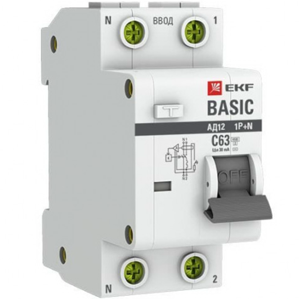 Дифференциальный автомат «EKF» Basic, DA12-20-30-BAS