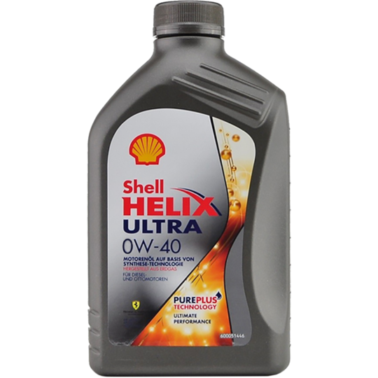 Масло моторное «Shell» Helix Ultra 0W-40, 550052668, 1 л