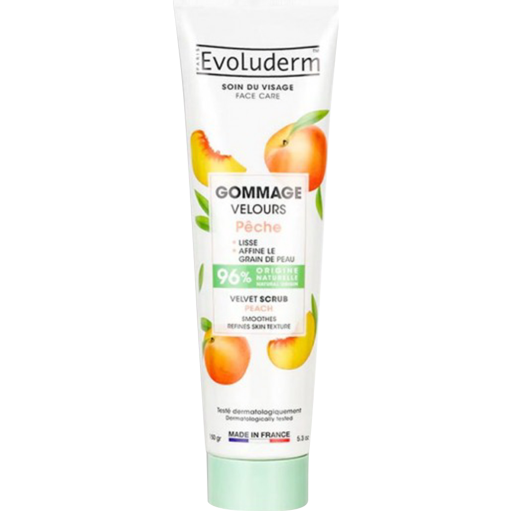 Скраб для лица «Evoluderm» Gommage Velours Peche, персик, 150 г