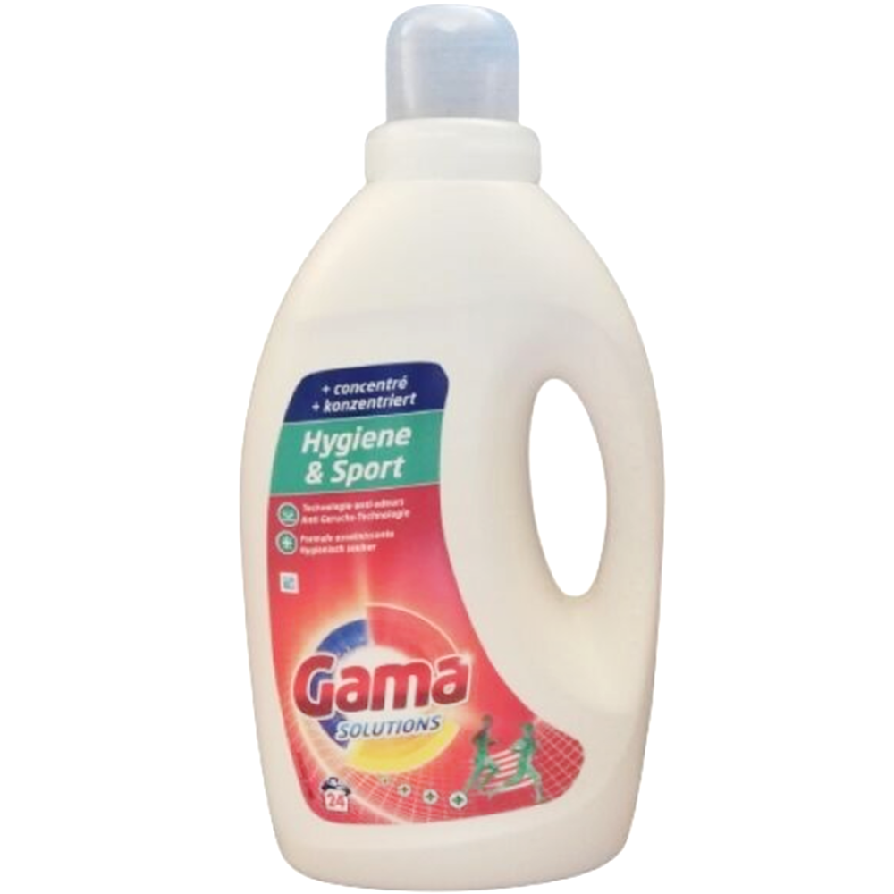 Картинка товара Гель для стирки «Gama» Hygiene & Sport, 1.2 л