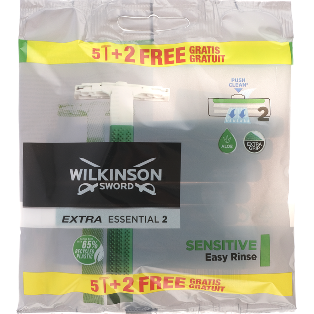 Станок одноразовый «Wilkinson Sword» Essential Sensitive, 7 шт