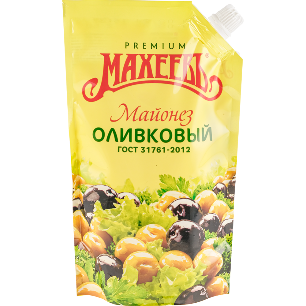 Майонез «Махеевъ» оливковый, 50.5%, 400 мл #0