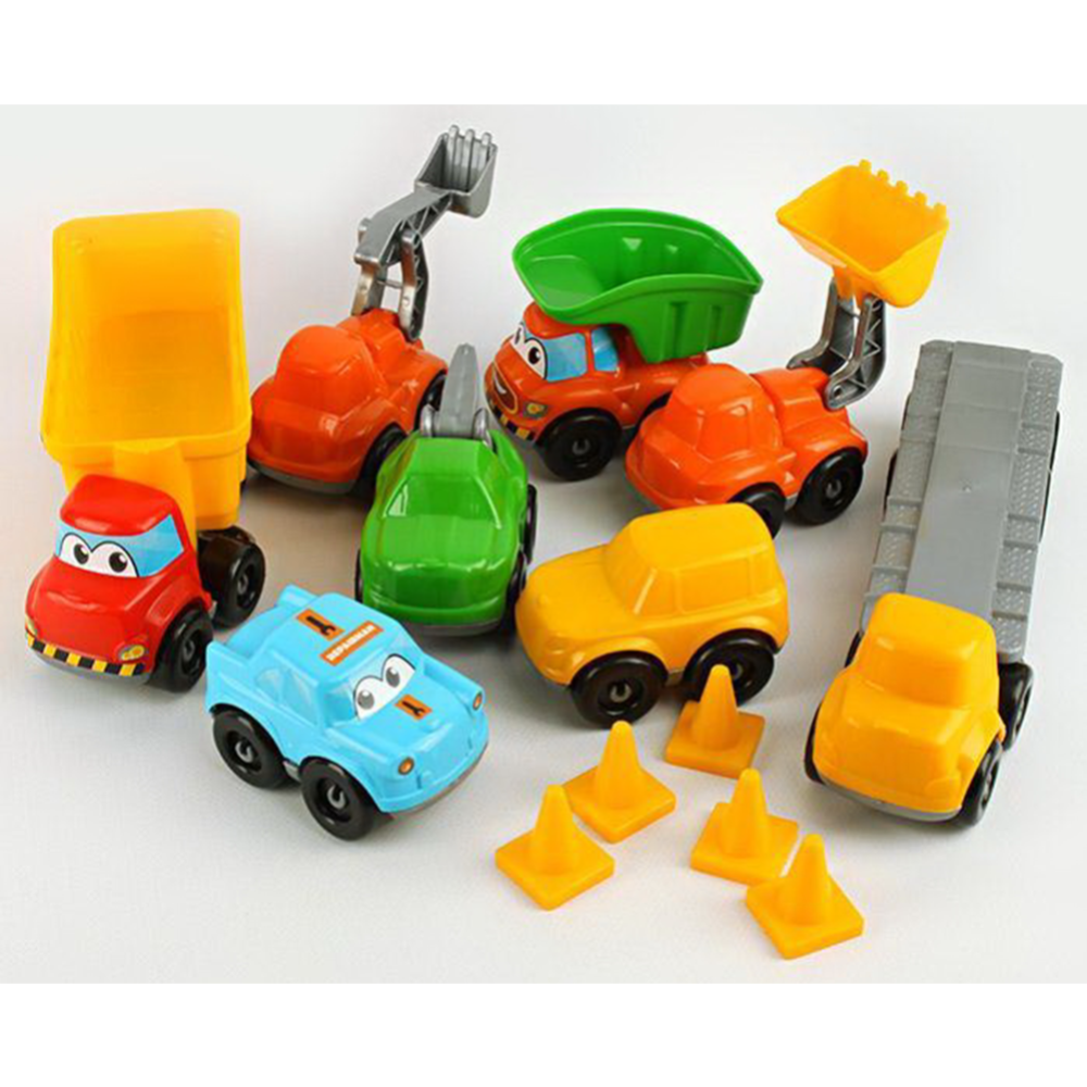 Набор игрушечных автомобилей «Zarrin Toys» Constructions Series, J8, 8 шт