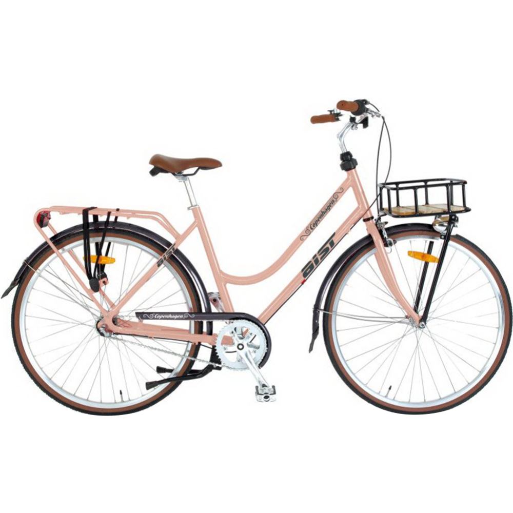 Велосипед «AIST» Copenhagen 28 20 2023, розовый