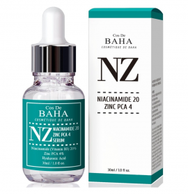Сыворотка для лица (NZ) Cos De BAHA с ниацинамидом, цинком и гиалуроновой кислотой  30мл