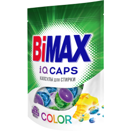 Капсулы для стирки «BiMax» Color, 12 шт