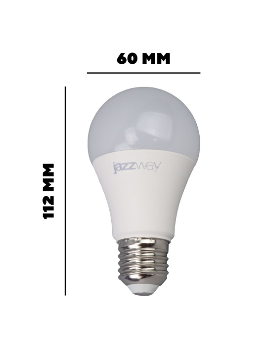 Лампа светодиодная PLED-LX A60 11w E27 4000K Jazzway 5шт .5025240(5)