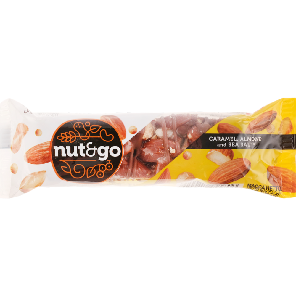 Батончик миндальный "NUT N GO" 34г