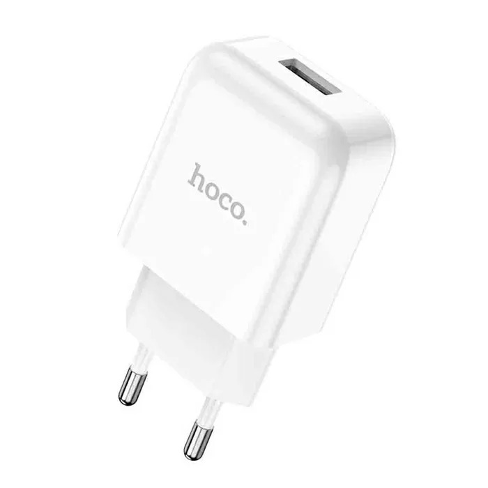 Сетевое зарядное устройство HOCO N2 1USB-A 2A белый