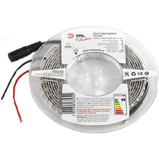 Светодиодная лента «ЭРА» LS3528-120LED-IP65-WW-eco-5m, 641705, Б0002340