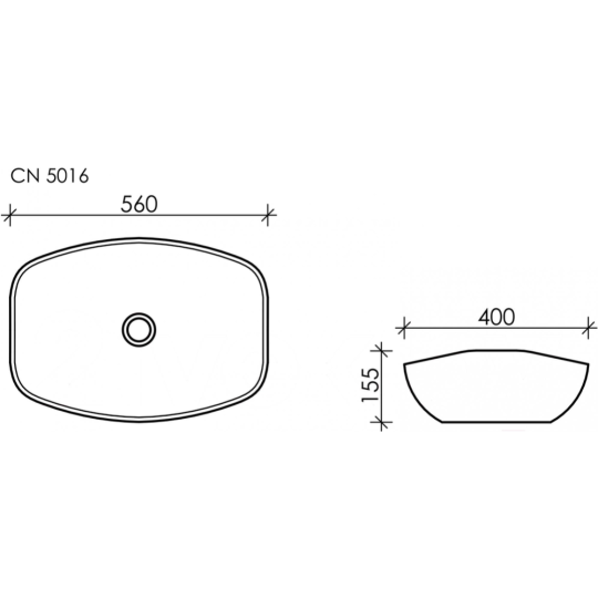 Умывальник «Ceramica Nova» Element CN5016