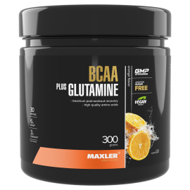 ВСАА с глютамином Maxler BCAA + Glutamine 300 g - Orange