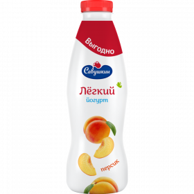 Йогурт пи­тье­вой «Лас­ко­вое лето» персик, 1%, 900 г