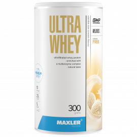 Протеины Maxler Ultra Whey 300 g (can) - Vanilla Ice Cream