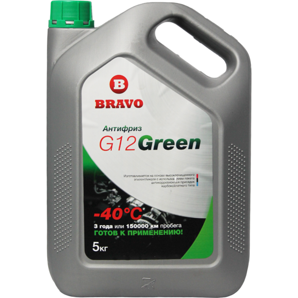 Антифриз «Bravo» БП000010435, зеленый, 5 кг