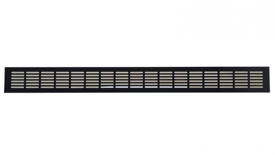 Artel AL 800x80 черная, решетка врезная алюминиевая вентиляционная