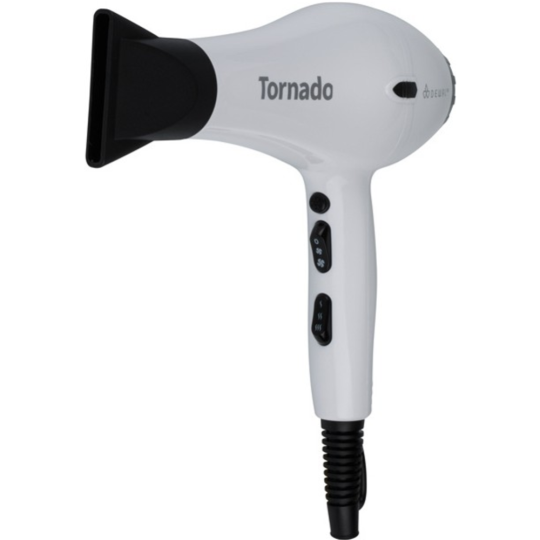 Фен «Dewal» Pro Tornado, 03-8010 White, 2 насадки, белый