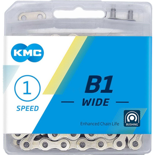 Цепь велосипедная «KMC» 1/2"x1/8", B1RB-W