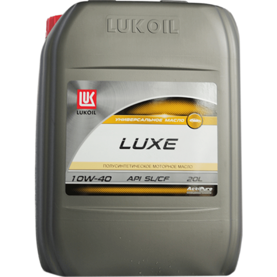 Масло моторное «Lukoil» полусинтетическое, Люкс, 10w-40 SL/CF, 19456, 20 л