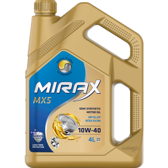 Масло моторное «Mirax» Mirax MX5, 607023, 4 л