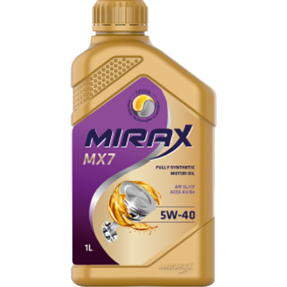 Масло моторное «Mirax» синтетическое Mirax MX7, 607024, 1 л