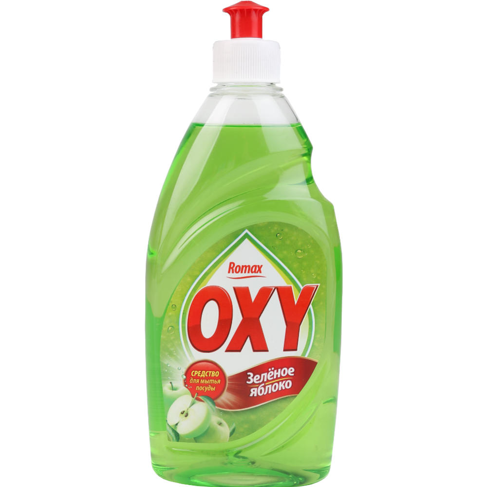 Средство для мытья посуды «Romax OXY» зеленое яблоко, 450 г