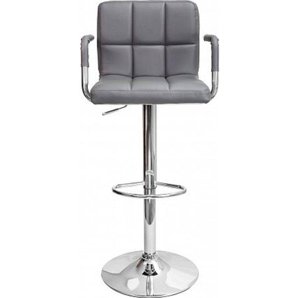 Барный стул «AksHome» Oregon, серый/хром