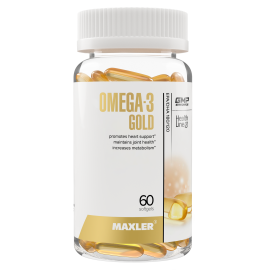 Омега-3 Maxler Omega-3 Gold 60 softgels