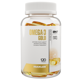 Омега-3 Maxler Omega-3 Gold 120 softgels