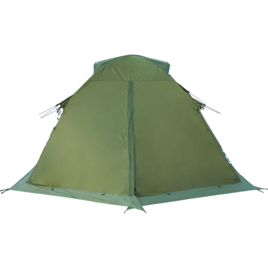 Туристическая палатка «Tramp» Mountain 4 Green V2 2022, TRT-24g