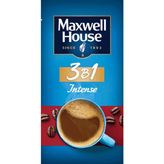 Срочный товар! Кофейный напиток «Maxwell House» Intense, 3в1, 13.5 г.