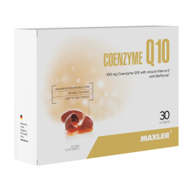 Коэнзим Maxler Coenzyme Q10 (with BioPerine) 30 caps box