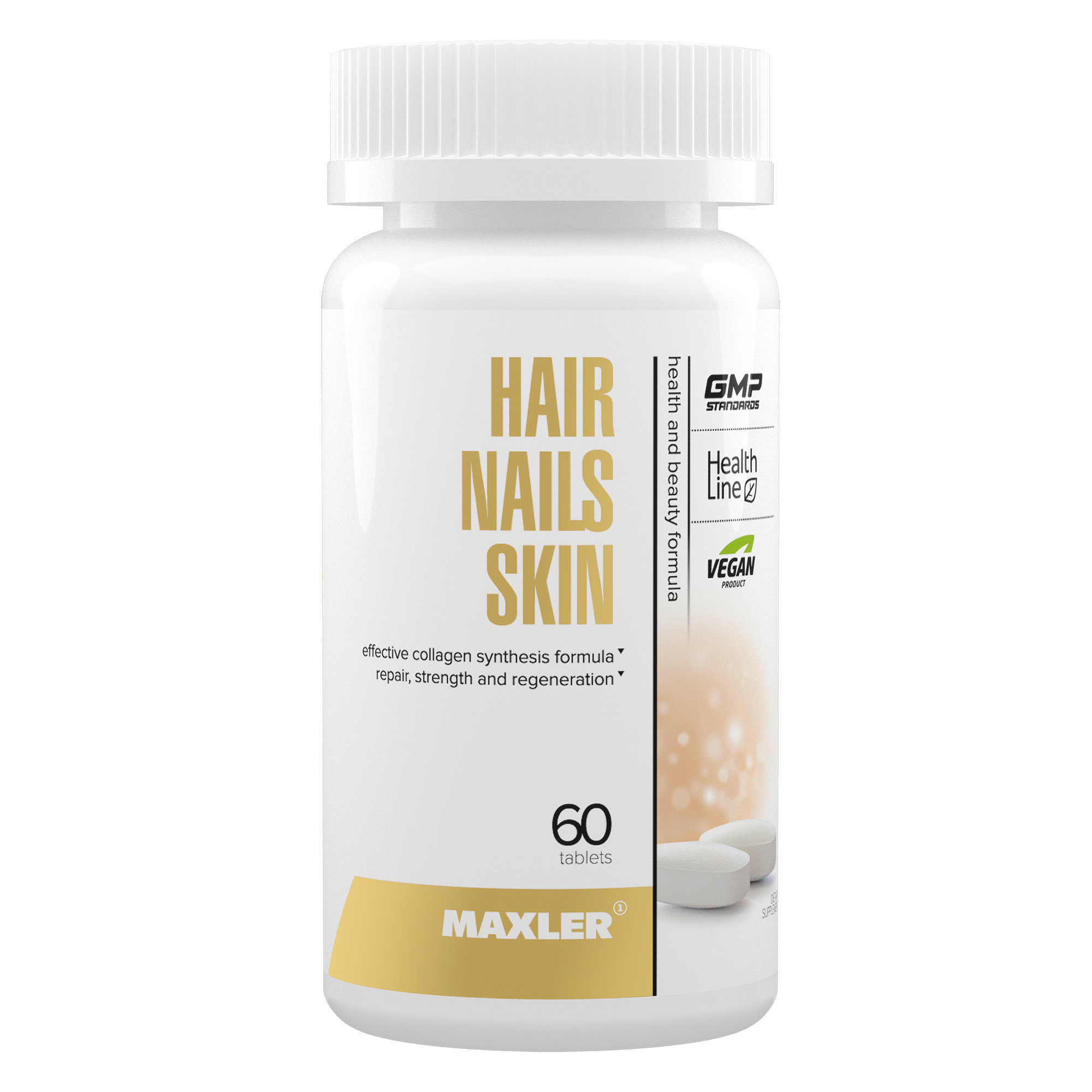 Кожа, волосы, ногти - Maxler Hair Nails Skin Formula 60 tabs