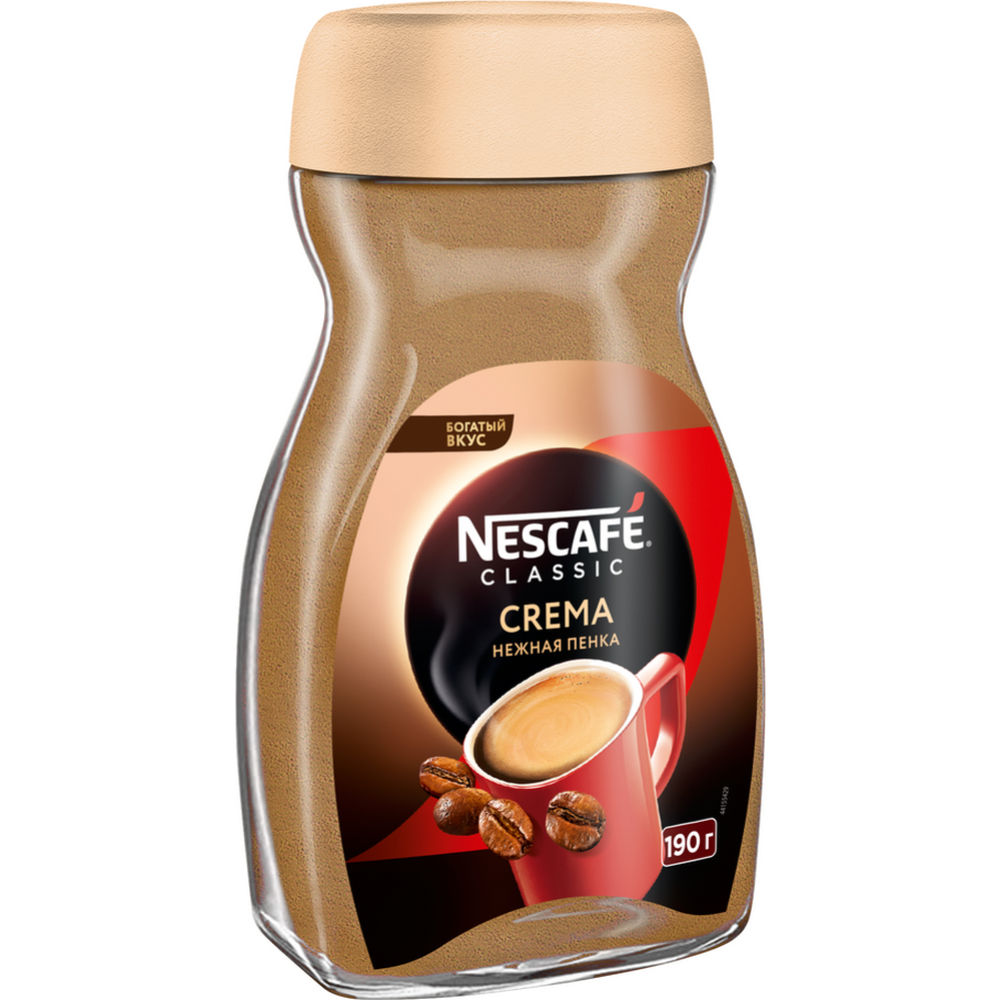 Кофе растворимый «Nescafe Classic» Crema, 190 г