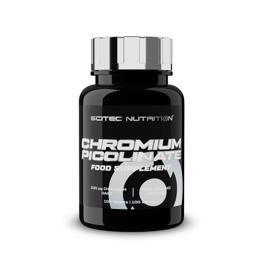 Пищевая добавка для уменьшения тяги к сладкому Хром пиколинат Scitec Nutrition Chromium Picolinate 100 таблеток