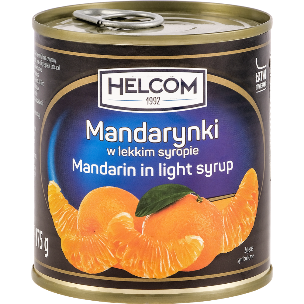 Ман­да­ри­ны в сиропе кон­сер­ви­ро­ван­ные «Helcom» 312 г