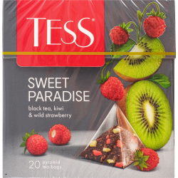 Чай черный «Tess» Sweet Paradise, 20х1.8 г