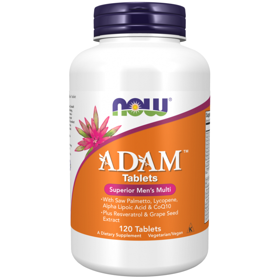 Мультикомплекс Адам для мужчин Now Foods ADAM, 120 табл.