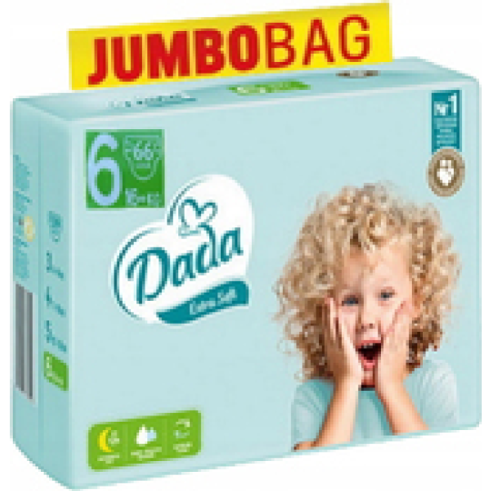 Подгузники детские «Dada» Extra Soft, размер Extra Large 6, 16+ кг, 66 шт